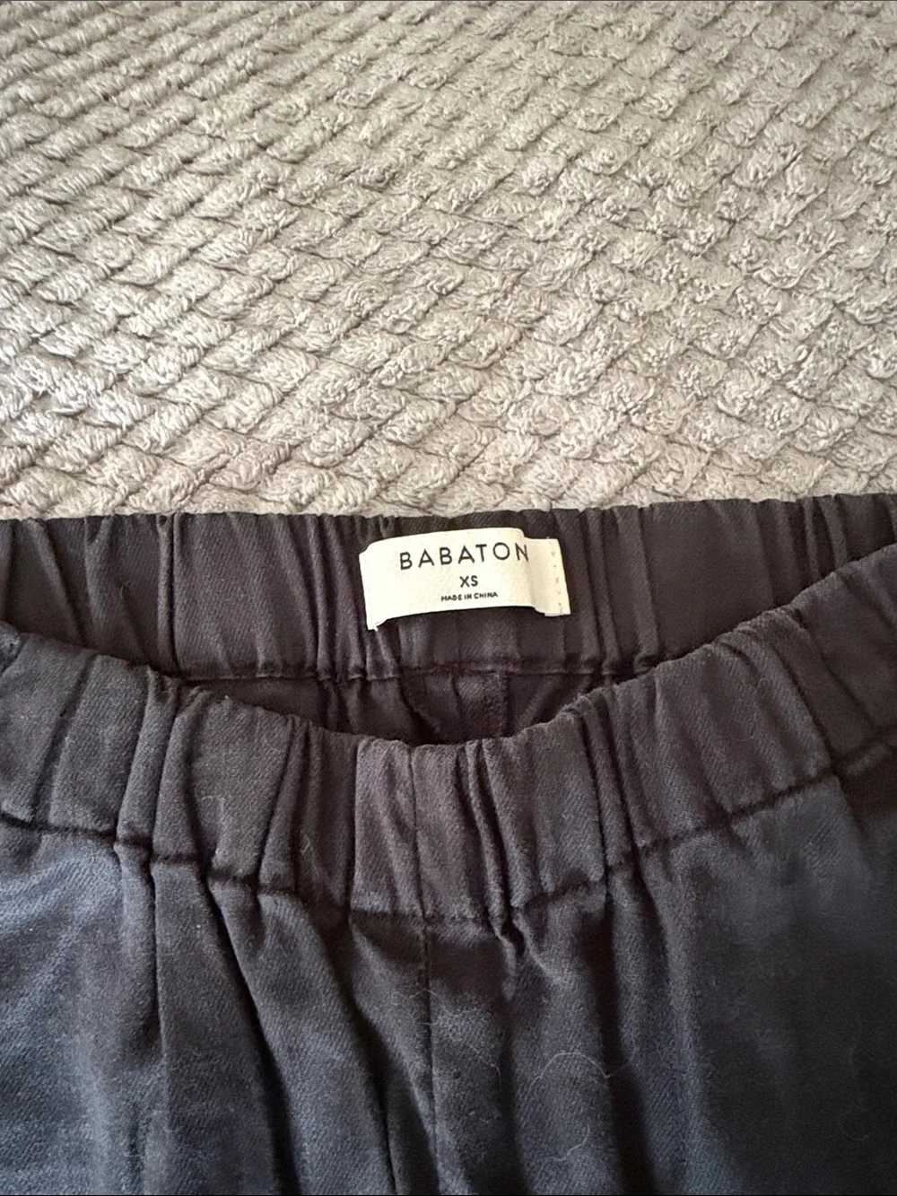 Babaton aritzia Black Elastic-Waist Pants